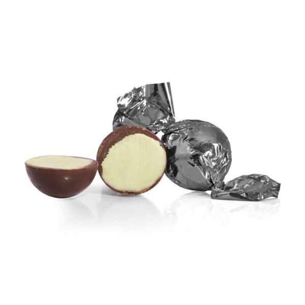 Chokoladekugle - Mrk Chokolade m. Cheesecake & Amaretto 1 kg
