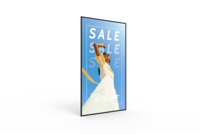 Standard sk�rme til digital skiltning