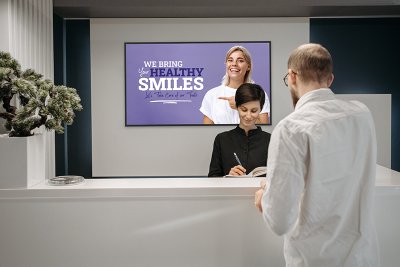 Standard sk�rme til digital skiltning