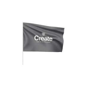 Flag 40x60 cm, 75 cm stang